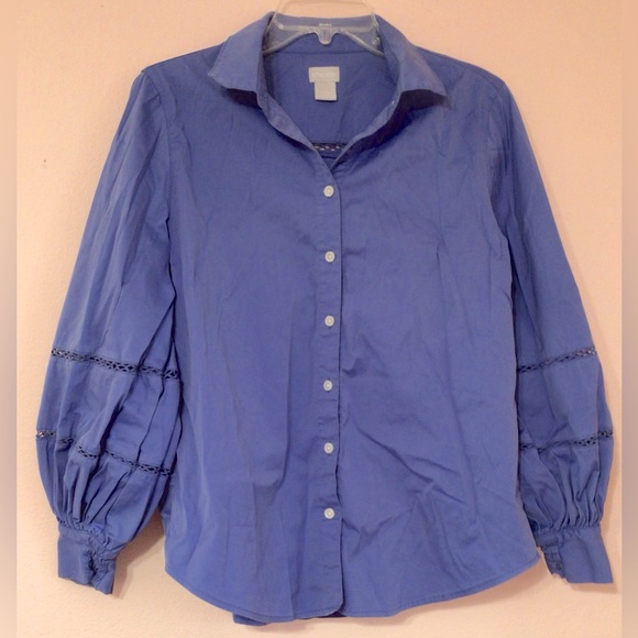 Chico’s button down blouse size medium - Picture 1 of 6